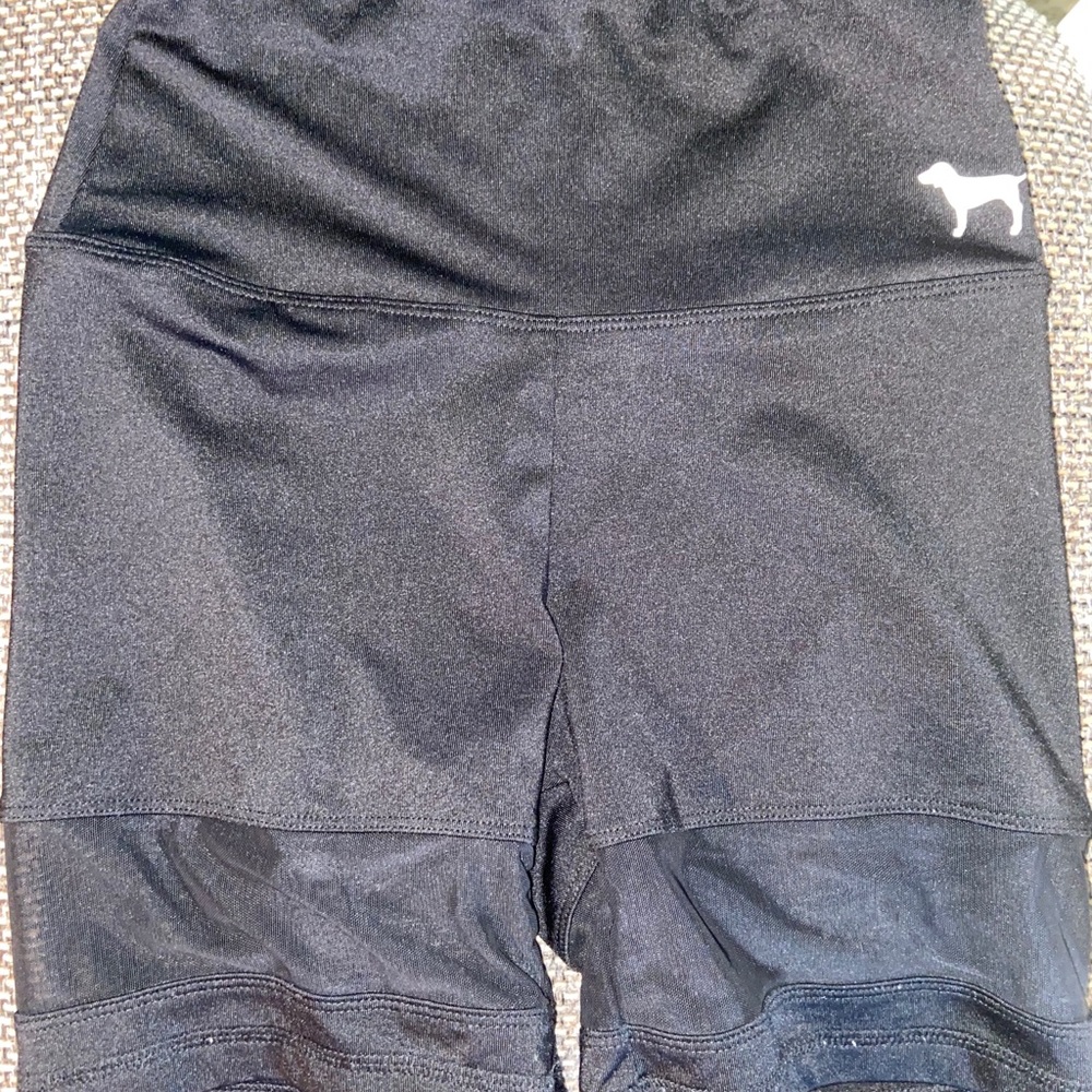Black Victorious secret pink spandex shorts